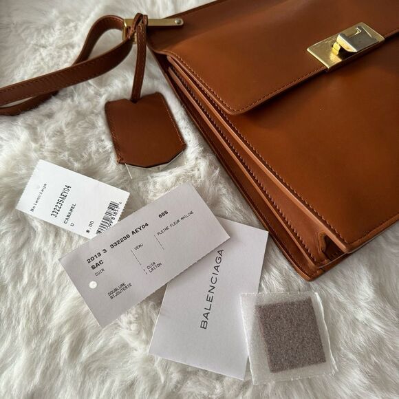 Vintage Balenciaga Le Dix Cartable Bag Caramel - Picture 3 of 12